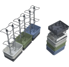 Mehrstöckiger Pflanzkasten mit Rankhilfe für Pflanzen