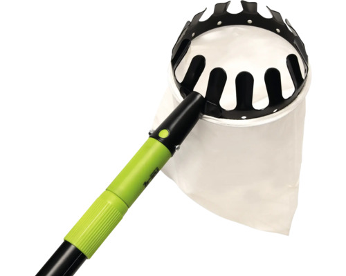 Obstpflücker mit Auffangsack und Teleskopstiel