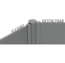 Flexibel gestaltbarer Sichtschutz für den Außenbereich