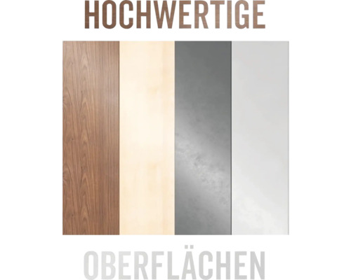 Verschiedene Oberflächen zur Auswahl.