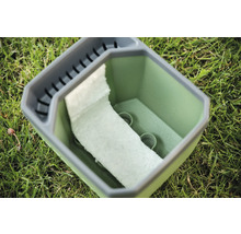 Blumenkasten mit Bewässerungssystem und Vlieseinlage