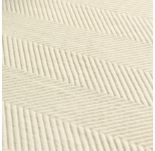 Detailansicht eines Teppichs mit Zickzackmuster