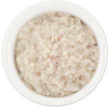 Katzenfutter in einer weißen Schale