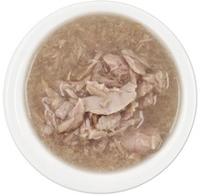 Katzenfutter mit Fisch in einer Schale