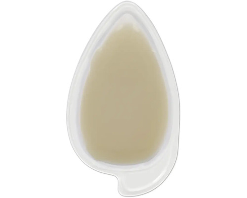 Tropfenförmiges Gefäß mit Füllung