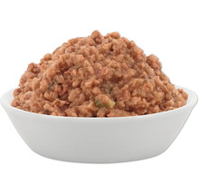 Nassfutter für Haustiere in einer weißen Schale