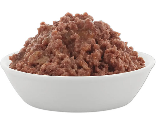 Feuchtfutter für Haustiere in einer Schüssel