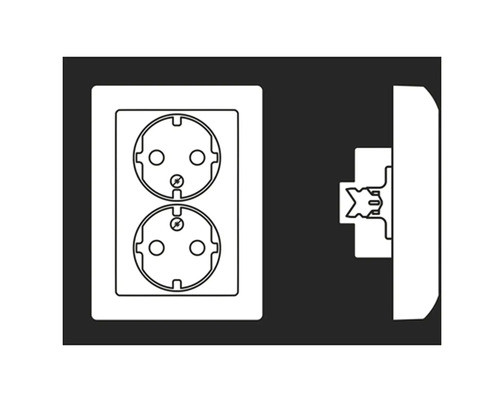 Doppelsteckdose Schema