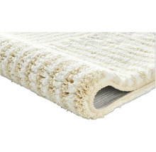 Flauschiger Badteppich mit Streifenmuster