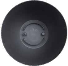 Innenansicht eines runden Pflanzgefäßes mit Elho Logo