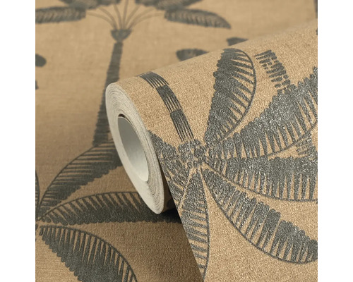 Tapetenrolle mit Palmenmuster