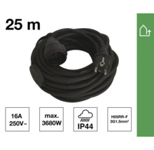Verlängerungskabel 25 Meter mit Stecker und Kupplung