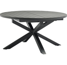 Runder Gartentisch mit Metallgestell