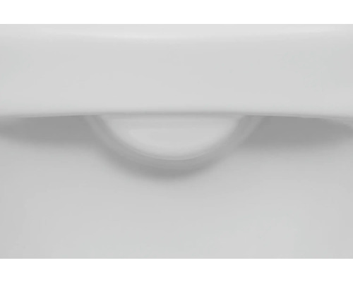 Detailansicht einer weißen Sanitärkeramik