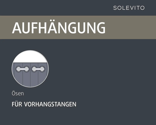 Ösenaufhängung für Vorhangstangen