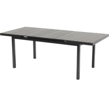 Ausziehbarer Gartentisch mit geradlinigem Design