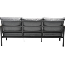 Gartencouch mit Metallrahmen und Polster