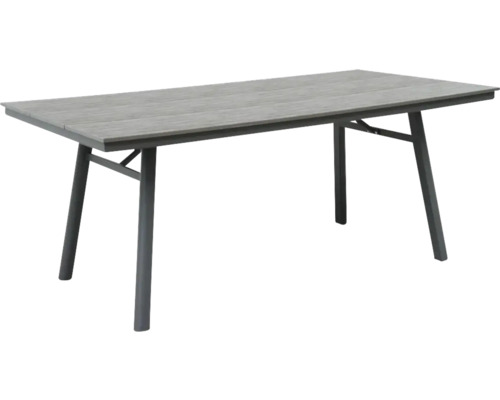 Rechteckiger Tisch mit vier Beinen