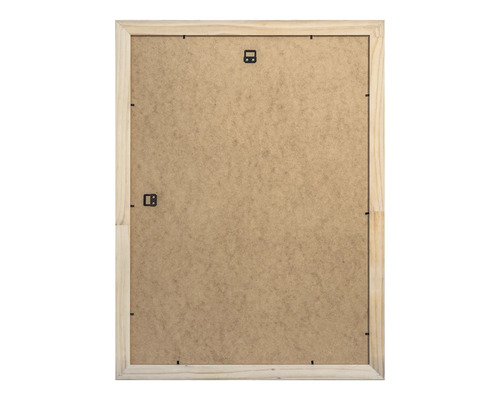 Rückseite eines Holzbilderrahmens