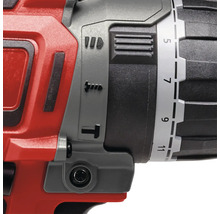 Detailansicht einer Bohrmaschine mit Drehmomenteinstellung