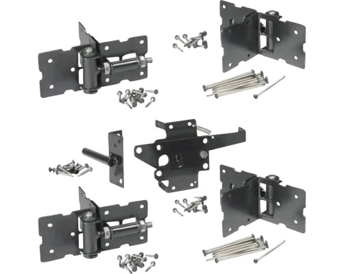 Torriegel-Set mit Schrauben und Nägeln