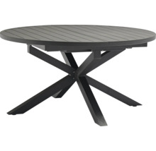 Runder Gartentisch mit Gestell aus Aluminium