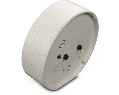 Rückseite einer Quarzuhr mit Einstellknöpfen