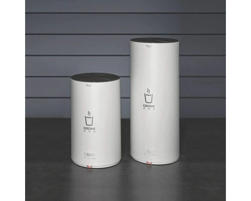 Zwei Grohe Red Wasserkocher mit Grohe Logo
