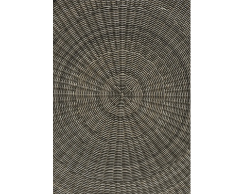 Nahaufnahme eines runden Flechtmusters