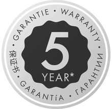 5 Jahre Garantie
