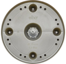 Elho Untersetzer mit einem Durchmesser von 25 Zentimetern und einem Volumen von 5,5 Litern