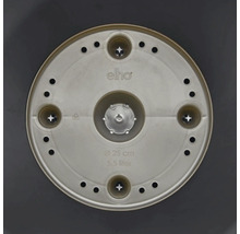 Elho Logo, Pflanztopfboden mit einem Durchmesser von 25 cm und einem Volumen von 5,5 Litern