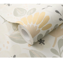 Tapetenrolle mit Blumenmuster