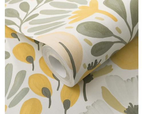 Rolle Tapete mit floralem Muster