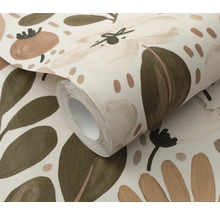 Tapetenrolle mit floralem Muster