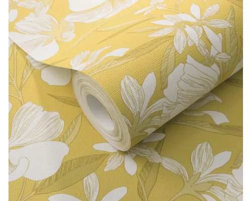 Rolle Vliestapete mit Blumenmuster