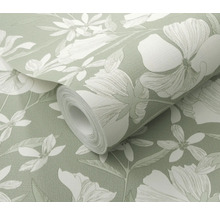 Tapetenrolle mit floralem Muster
