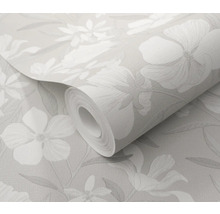 Tapetenrolle mit floralem Muster