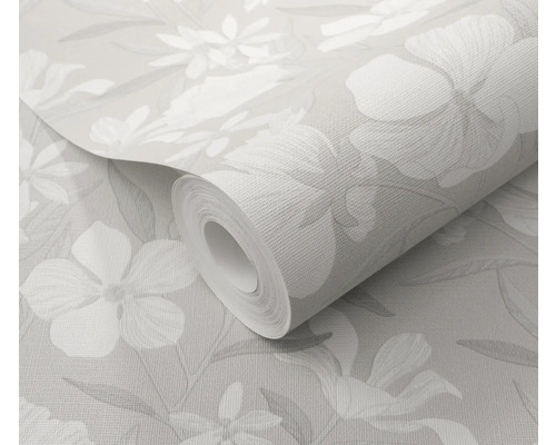 Tapetenrolle mit floralem Muster