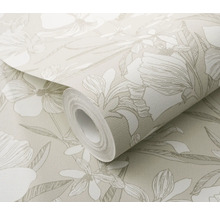 Tapetenrolle mit floralem Muster