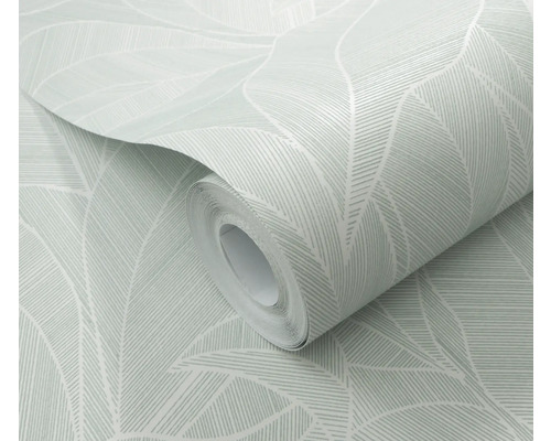 Tapetenrolle mit Blattmuster