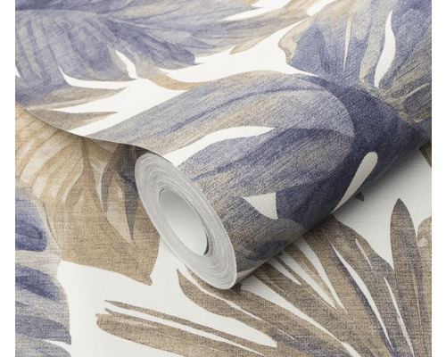 Rolle Tapete mit Blättermuster