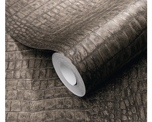 Tapetenrolle mit Krokodilmuster
