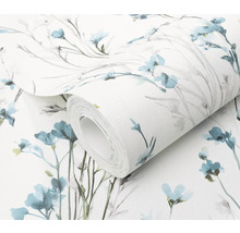 Tapetenrolle mit Blumenmuster