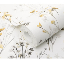 Tapetenrolle mit Blumenmuster