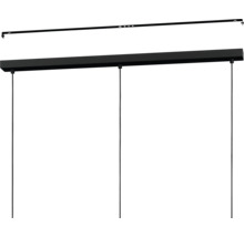 Schwarze Hängeleuchte zur Deckenmontage