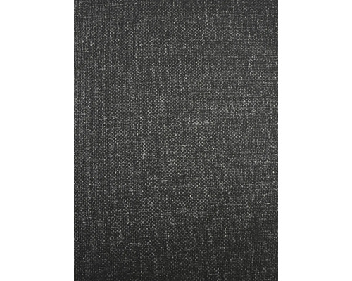 Nahaufnahme eines dunklen Textilstoffs mit feiner Webstruktur