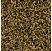 Nahaufnahme von Fischfutterpellets