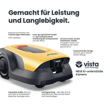 Stiga Mähroboter mit Vista Stiga Technology und KI-unterstützter Kamera