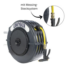 EBIINGER Schlauchaufroller mit Messing Stecksystem